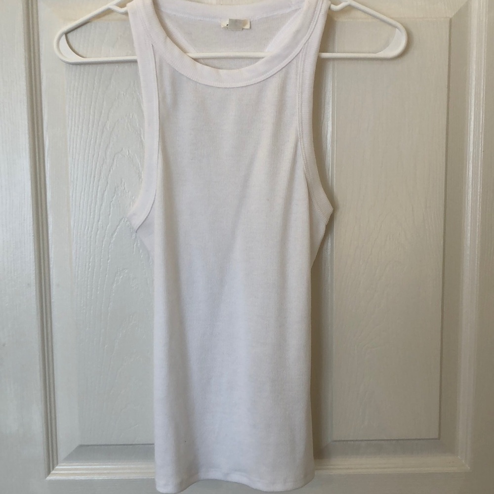 Garage white tank